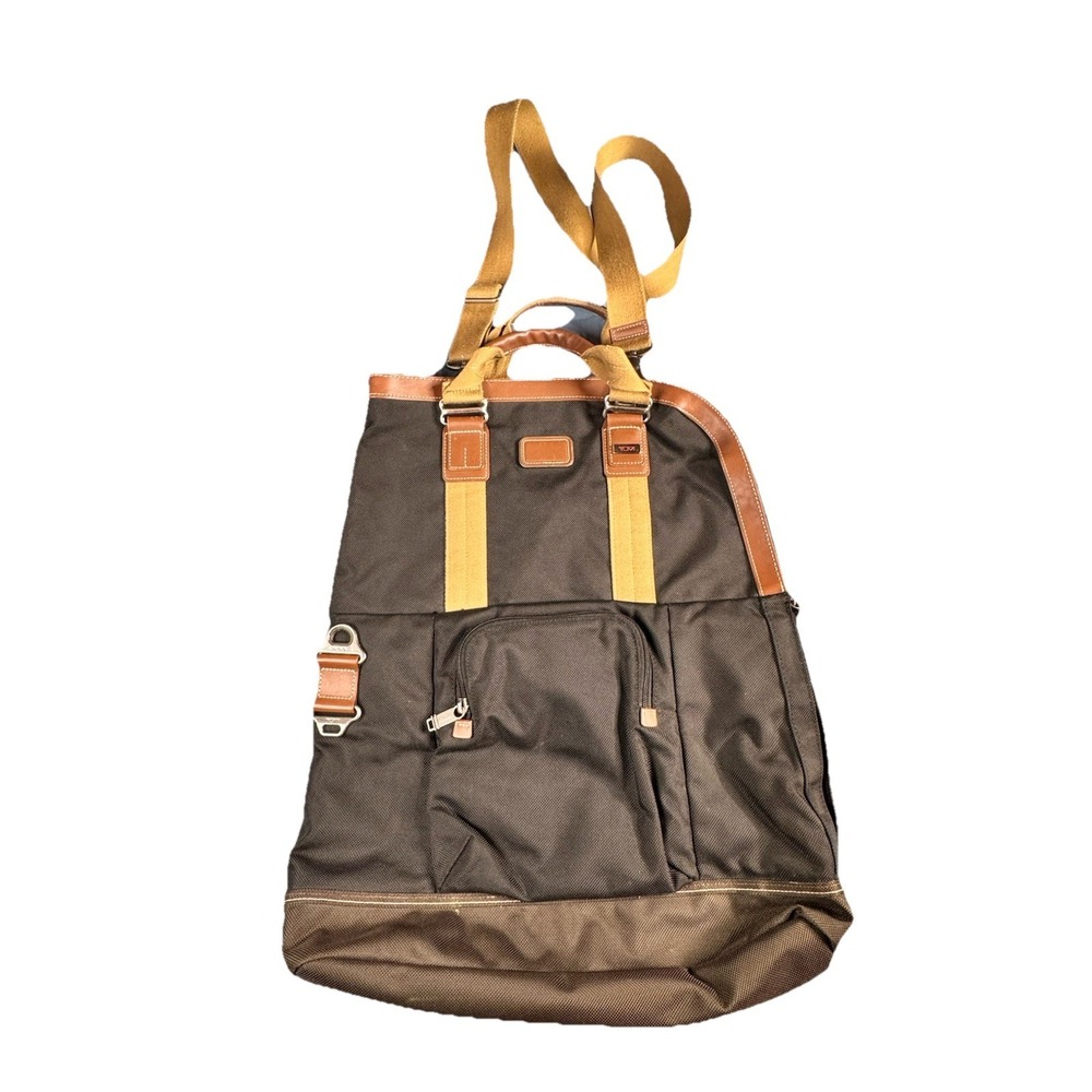 Tumi Luggage Alpha Bravo Eglin Deposit Messenger Bag 22321DTH Black Grey Brown